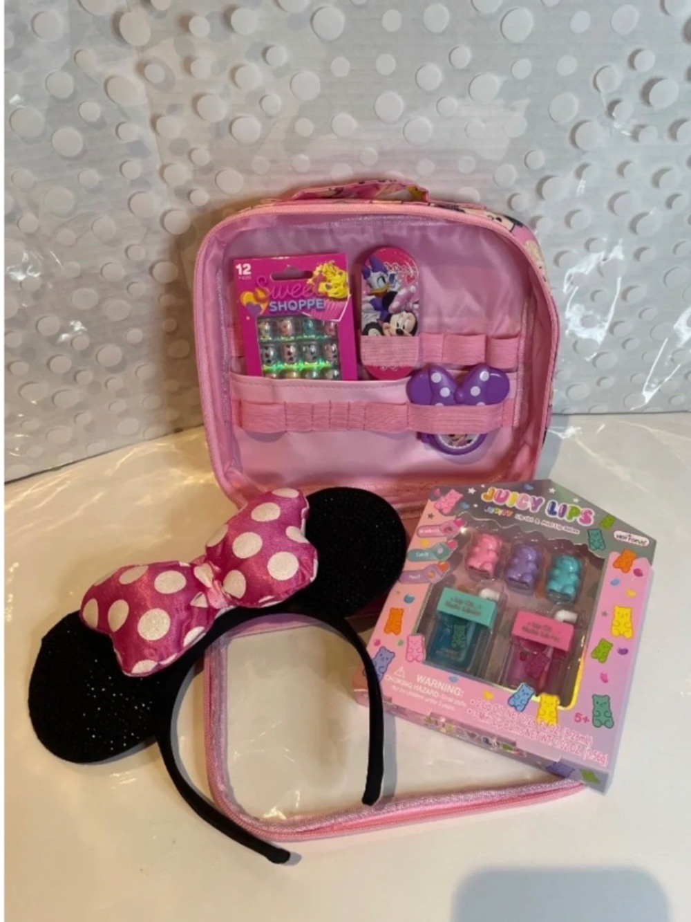 Disney Pink 🎀Minnie Mouse Girls Toiletry Bag Organizer